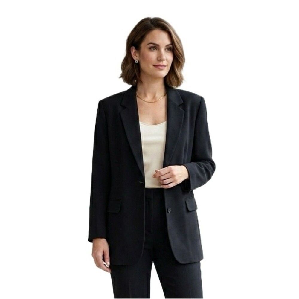 Nygard Collection Black Single Button Blazer Jacket